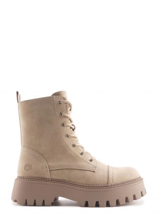 نیم بوت ارتشی زنانه بژ مدل SERGINA 4PR لامبرجک تصویر ۱