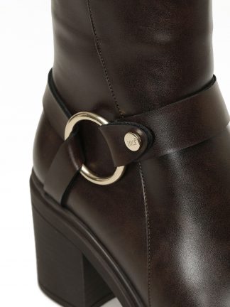 نیم بوت پاشنه دار زنانه قهوه ای مدل BANES 4PR اینجی تصویر ۱