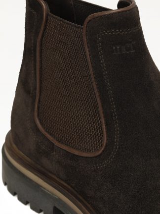 نیم بوت کلاسیک مردانه قهوه ای دو طرف کش مدل KAMPOT S 4PR اینجی تصویر ۱