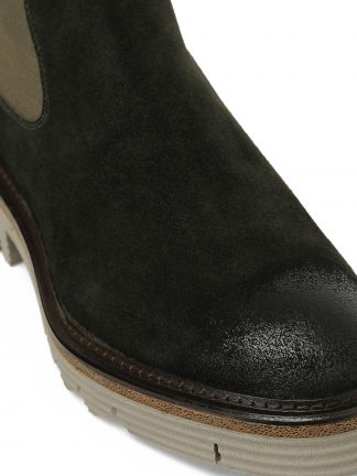 نیم بوت کلاسیک مردانه خاکی دو طرف کش مدل DONET 4PR اینجی تصویر ۱