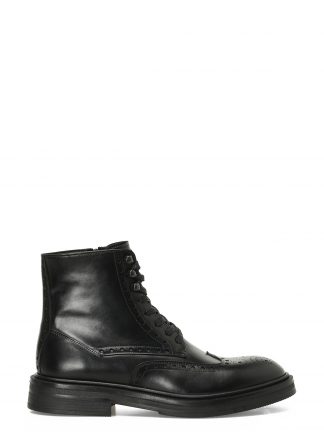 نیم بوت کلاسیک مردانه مشکی مدل MINSK 4PR اینجی تصویر ۱