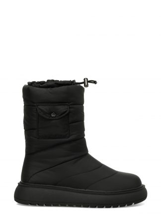 نیم بوت برفی زنانه مشکی مدل WINTER 4PR اینجی تصویر ۱