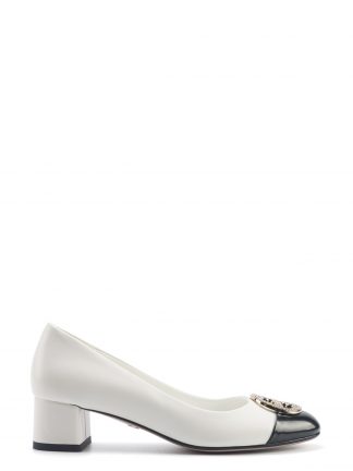 کفش پاشنه دار زنانه سفید مدل HALAINE 5FX ناین وست تصویر ۱