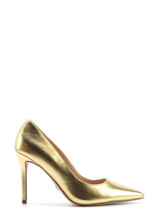 کفش پاشنه دار زنانه طلایی مدل JULLY 5FX ناین وست تصویر ۱