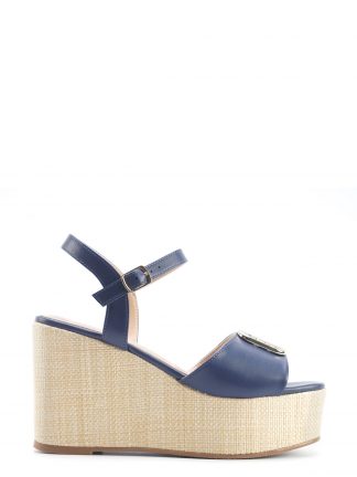 صندل لژ دار زنانه سرمه ای مدل MONNI 5FX ناین وست تصویر ۱