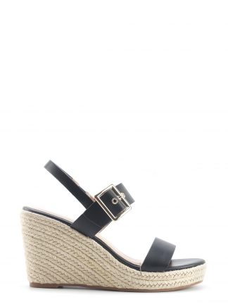 صندل اسپادریل زنانه مشکی مدل OPRAH 5FX ناین وست تصویر ۱