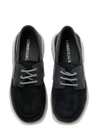 کفش قایقی مردانه سرمه ای مدل ELVAS 5FX لامبرجک تصویر ۱