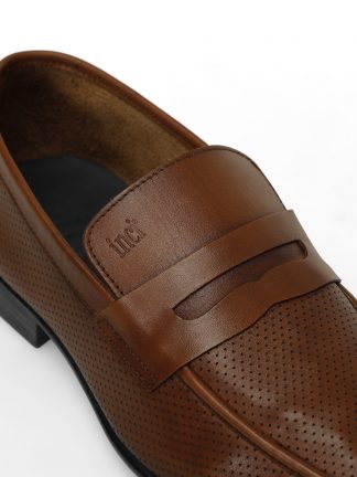 کفش موکاسین مردانه قهوه ای مدل SUPHAN 5FX اینجی تصویر ۱