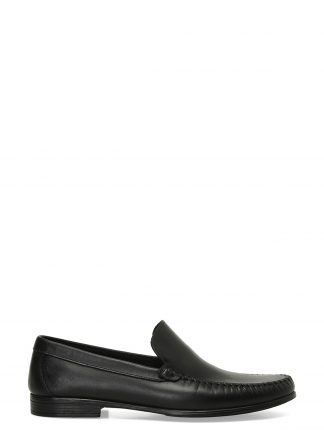 کفش موکاسین مردانه مشکی مدل ABBY 5FX اینجی تصویر ۱