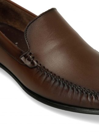 کفش موکاسین مردانه قهوه ای مدل ABBY 5FX اینجی تصویر ۱