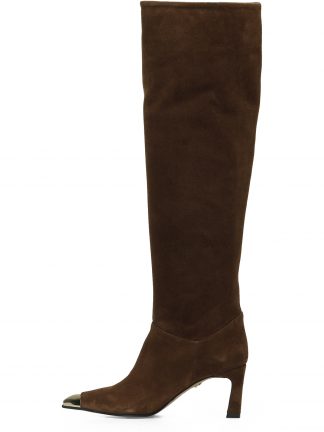 بوت پاشنه دار زنانه قهوه ای مدل HARRI 4PR ناین وست تصویر ۱