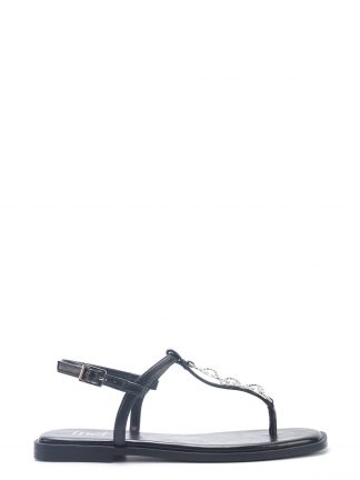 صندل زنانه مشکی مدل AIDA 5FX اینجی تصویر ۱