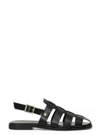 صندل زنانه مشکی مدل ASHA 5FX اینجی تصویر ۱