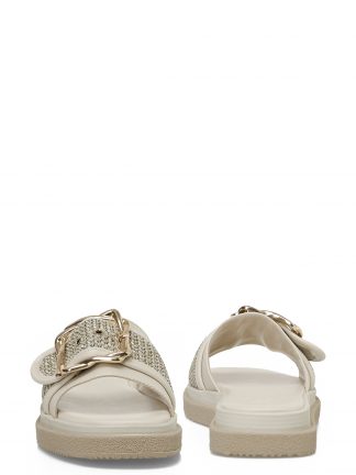 دمپایی زنانه بژ مدل MARLA 5FX اینجی تصویر ۱