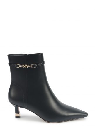 نیم بوت پاشنه دار زنانه مشکی مدل BRELLA 5PR ناین وست تصویر ۱