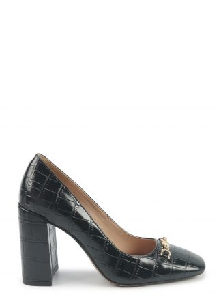 کفش پاشنه دار زنانه مشکی مدل EATHAN2 5PR ناین وست تصویر ۱