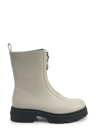 نیم بوت تخت زنانه سفید مدل FRANCO 5PR ناین وست تصویر ۱