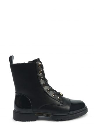 نیم بوت بایکر زنانه مشکی مدل POSAN 5PR ناین وست تصویر ۱