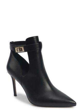 نیم بوت پاشنه دار زنانه مشکی مدل JUDY 5PR ناین وست تصویر ۱