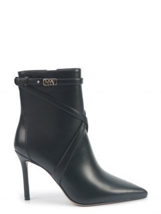 نیم بوت پاشنه دار زنانه مشکی مدل JUSTEL 5PR ناین وست تصویر ۱