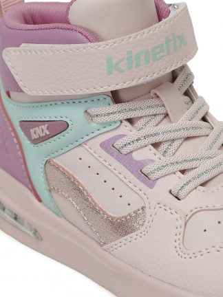 کفش کتانی ساق بلند دخترانه صورتی مدل LONVE HI P 5PR کینتیکس تصویر ۱