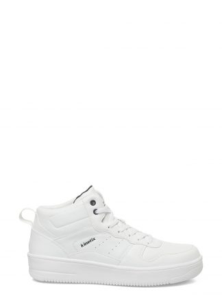 کفش کتانی ساق بلند مردانه سفید مدل LOWNER PU HI 5PR کینتیکس تصویر ۱