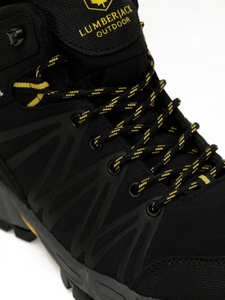 نیم بوت کوهنوردی مردانه مشکی مدل SHELL HI 5PR لامبرجک تصویر ۱