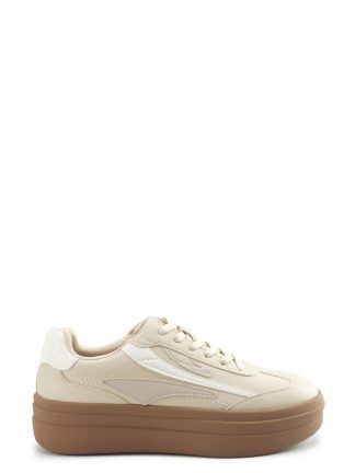 کفش کتانی زنانه بژ مدل KAREN PU 5PR لامبرجک تصویر ۱