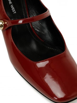 کفش پاشنه دار زنانه زرشکی مدل RIVAS 5PR ناین وست تصویر ۱