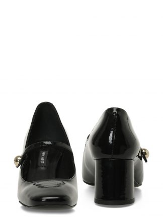 کفش پاشنه دار زنانه مشکی مدل RIVAS 5PR ناین وست تصویر ۱