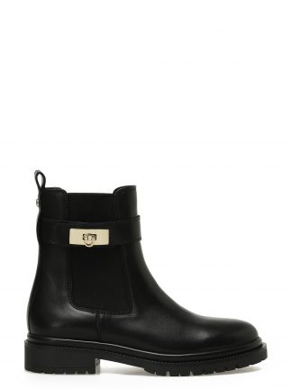 نیم بوت چلسی زنانه مشکی مدل OFENDA 5PR ناین وست تصویر ۱