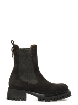 نیم بوت تخت زنانه خاکستری مدل REGINA 5PR ناین وست تصویر ۱