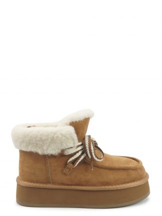 نیم بوت برفی زنانه قهوه ای مدل FUCIA 5PR ناین وست تصویر ۱