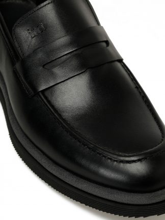 کفش موکاسین مردانه مشکی مدل VOYAGE 5PR اینجی تصویر ۱