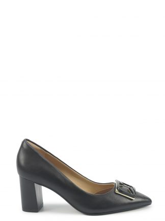 کفش پاشنه دار زنانه مشکی مدل PANDO 5PR اینجی تصویر ۱