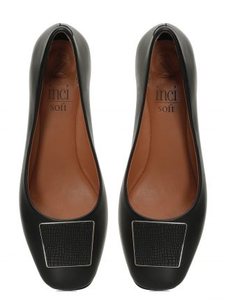 کفش پاشنه بلند زنانه مشکی مدل VALLEY 5PR اینجی تصویر ۱