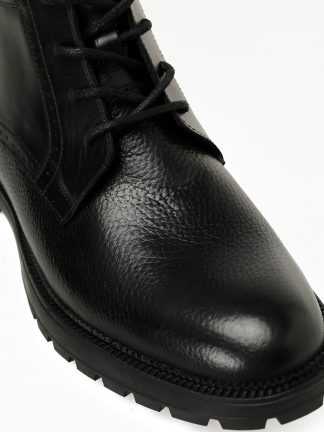 نیم بوت کلاسیک مردانه مشکی مدل HEURE F 5PR اینجی تصویر ۱