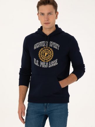 هودی مردانه سرمه ای یو اس پولو