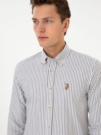 پیراهن مردانه وانیلی یو اس پولو