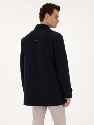 پالتو مردانه سرمه ای پیرکاردین