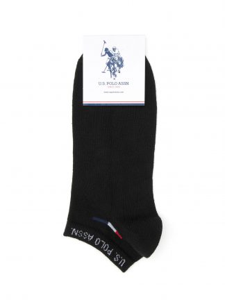 جوراب مردانه مشکی یو اس پولو