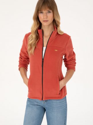 سویشرت زنانه گلبهی یو اس پولو