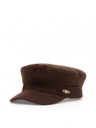 کلاه زنانه قهوه ای تیره یو اس پولو