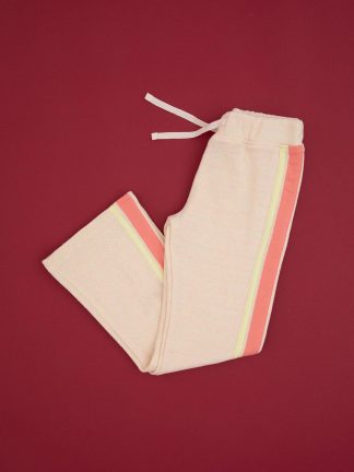 شلوار راحتی دخترانه صورتی روشن یو اس پولو