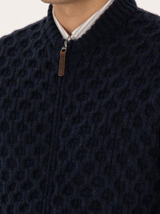 ژاکت مردانه سرمه ای یو اس پولو