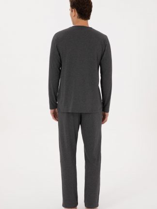 لباس راحتی مردانه خاکستری تیره یو اس پولو