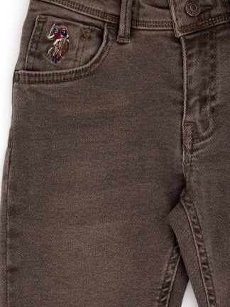 شلوار جین پسرانه قهوه ای یو اس پولو