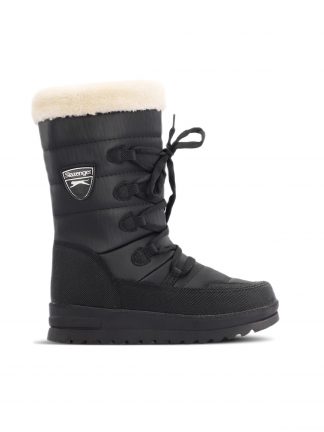 نیم بوت برفی دخترانه مشکی خز دار مدل HOPE اسلازنگر تصویر ۱