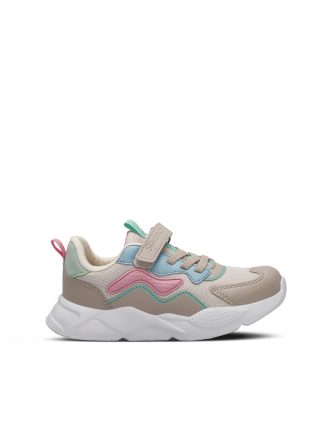 کفش کتانی دخترانه بژ مدل PESO I اسلازنگر تصویر ۱