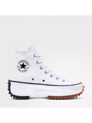 کفش کتانی ساقدار زنانه سفید مدل 166799c کانورس تصویر ۱